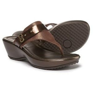 NEW COLE HAAN MARGATE WEDGE II IN BRONZE
